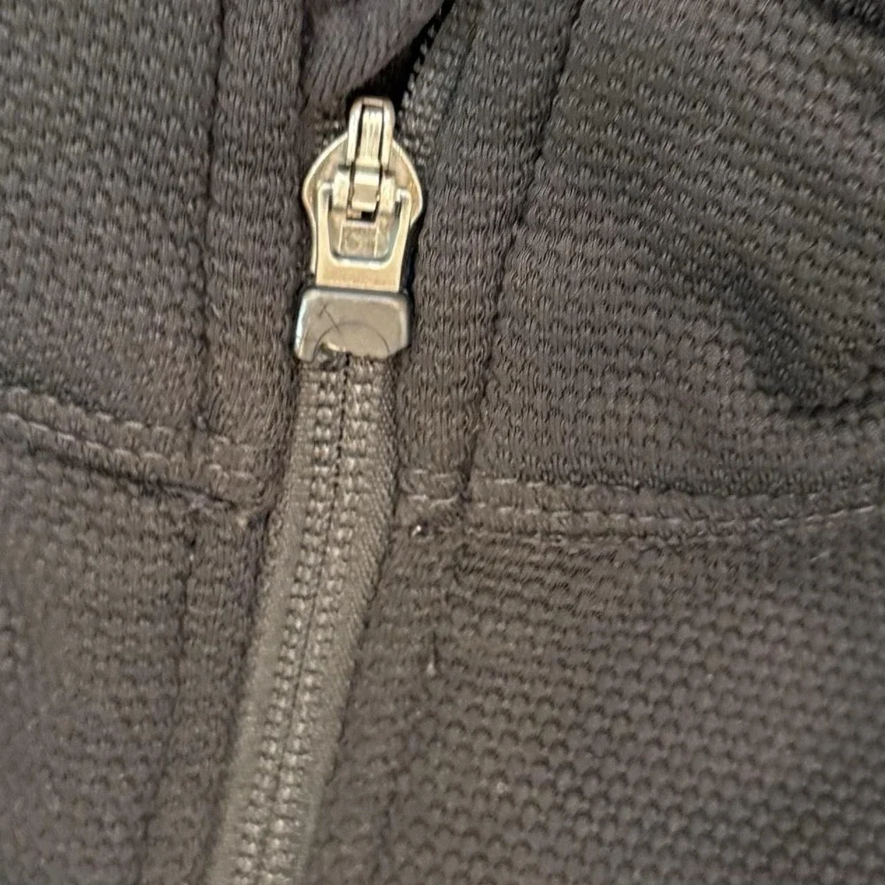 The North Face Black Jacket TKA Stealth Full Zip Men's Size Medium Outdoors